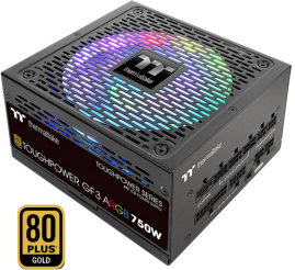 Slika izdelka: THERMALTAKE Toughpower GF3 ARGB 750W 80Plus Gold modularni ATX napajalnik