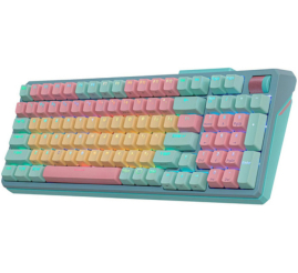 Slika izdelka: Tipkovnica Bluetooth Cooler Master MK770 Wireless US | zelena RGB Kailh Box V2 Red, PBT (MK-770-MCKR1-US)