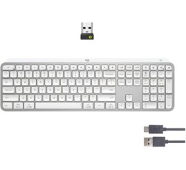 Slika izdelka: Tipkovnica Bluetooth + USB Logitech MX Keys S UK | SLO gravura siva LED osvetlitev (920-011588)