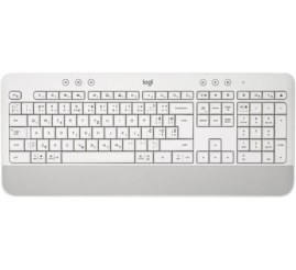 Slika izdelka: Tipkovnica brezžična + Bluetooth Logitech K650 Signature US international | SLO gravura bela (920-010977)