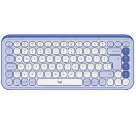 Slika izdelka: Tipkovnica brezžična + Bluetooth Logitech Pop Icon Keys US international | SLO gravura vijolična (920-013074)