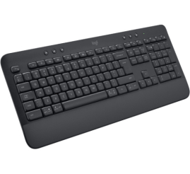 Slika izdelka: Tipkovnica brezžična + Bluetooth Logitech K650 Signature US international | SLO gravura grafitna (920-010945)