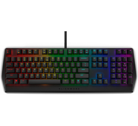 Slika izdelka: Tipkovnica Dell USB gaming Alienware AW410K US international Cherry  MX Brown RGB črna (545-BBDK)