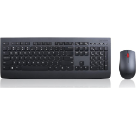 Slika izdelka: Tipkovnica in miš Lenovo brezžična Professional SLO črna-srebrna žična (4X30H56802)