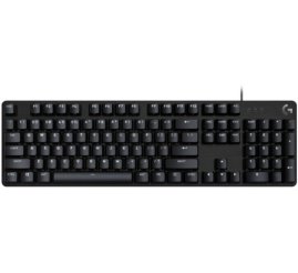 Slika izdelka: Tipkovnica Logitech USB gaming G413 US international črna osvetljena mehanska Romer-G SLO gravura (920-010437)