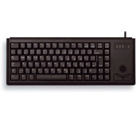 Slika izdelka: Tipkovnica Žična Cherry G84-4420 UK | črna + vgrajena miška (G84-4420LUBEU-2)