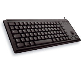 Slika izdelka: Tipkovnica Žična Cherry G84-4420 UK | črna + vgrajena miška (G84-4420LUBEU-2)
