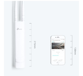 Slika izdelka: TP-LINK 300Mbps Wireless N zunanja dostopna točka (IP65)