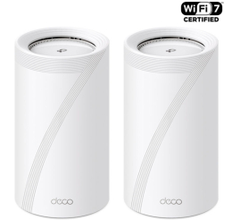 Slika izdelka: TP-LINK Deco BE85 BE19000 Tri-Band WiFi7 2-pack Mesh brezžični usmerjevalnik - router