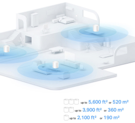 Slika izdelka: TP-LINK Deco X10 (1-pack) AX1500 Whole Home Mesh WiFi6 brezžični usmerjevalnik - router / dostopna točka-AP