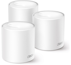 Slika izdelka: TP-LINK Deco X10 (3-pack) AX1500 Whole Home Mesh WiFi6 brezžični usmerjevalnik - router / dostopna točka-AP