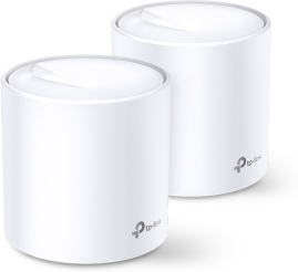 Slika izdelka: TP-LINK Deco X20 (2-pack) AX1800 Whole Home Mesh Wifi6 brezžični usmerjevalnik - router / dostopna točka-AP