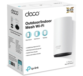 Slika izdelka: TP-LINK Deco X50-Outdoor AX3000 WiFi 6 Mesh 1-pack usmerjevalnik / dostopna točka-AP