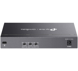 Slika izdelka: TP-LINK DS106P Omada 6-port 10/100Mbps PoE+ Unmanaged mrežno stikalo-switch