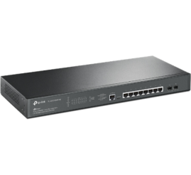 Slika izdelka: TP-LINK JetStream 8-Port 2.5GBASE-T in 2-Port 10GE SFP+ L2+ Managed switch / stikalo z 8-Port PoE+