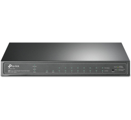 Slika izdelka: TP-LINK JetStream T1500G-10PS 8-port gigabit Smart 2x SFP 8x PoE 53W mrežno stikalo-switch