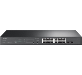 Slika izdelka: TP-LINK JetStream TL-SG2218P 18-Port Gigabit Smart 16xPoE+ 150W 2xSFP mrežno stikalo-switch