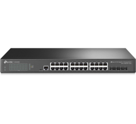 Slika izdelka: TP-LINK JetStream TL-SG3428X 24-port gigabit L2+ Managed 4x10GE SFP+ mrežno stikalo-switch