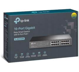 Slika izdelka: TP-Link mrežno stikalo 16 port Gigabit TL-SG1016PE z 8-Port PoE+ port
