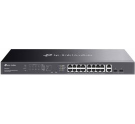 Slika izdelka: TP-LINK Omada ES220GMP 20-port gigabit 16xPoE+ 2x SFP managed mrežno stikalo-switch