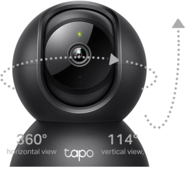 Slika izdelka: TP-LINK Tapo C211 dnevna/nočna Pan/Tilt 2K Wi-Fi/LAN črna nadzorna kamera