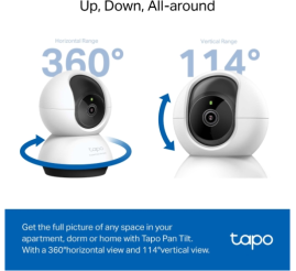 Slika izdelka: TP-LINK Tapo C220 2k 4MP QHD WiFi Pan/Tilt varnostna kamera