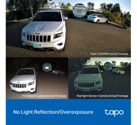 Slika izdelka: TP-LINK Tapo C325WB ColorPro dnevna/nočna 2K QHD 4MP IP66 WiFi bela zunanja nadzorna kamera