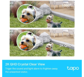 Slika izdelka: TP-LINK Tapo C420S2 2K QHD zunanja Wi-Fi varnostna kamera - set 2 kamer + Smart Hub