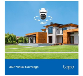 Slika izdelka: TP-LINK Tapo C520WS 2K QHD 360° Pan/Tilt zunanja Wi-Fi varnostna kamera