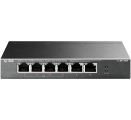 Slika izdelka: TP-LINK TL-SF1006P 6-port 10/100M Smart 4xPoE+ 67W mrežno stikalo-switch