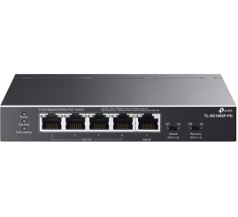 Slika izdelka: TP-LINK TL-SG1005P-PD 5-port Gigabit 4xPoE+ 66W napajanje preko PoE++ mrežno stikalo-switch
