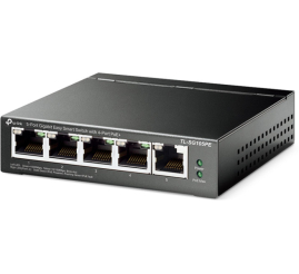 Slika izdelka: TP-LINK TL-SG105PE 5-port gigabit Easy Smart 4xPoE+ 67W mrežno stikalo-switch