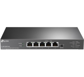 Slika izdelka: TP-LINK TL-SG105PP 5-port 2.5G Smart 2x SFP 4x PoE+ 53W mrežno stikalo-switch