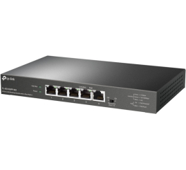 Slika izdelka: TP-LINK TL-SG105PP 5-port 2.5G Smart 2x SFP 4x PoE+ 53W mrežno stikalo-switch