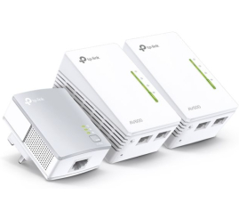 Slika izdelka: TP-LINK TL-WPA4220 TKIT Powerline 600 Wi-Fi 3-pack kit