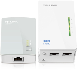Slika izdelka: TP-LINK TL-WPA4220KIT AV600 300Mbps brezžični powerline starter kit adapter