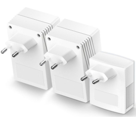 Slika izdelka: TP-LINK TL-WPA4220 TKIT AV600 300Mbps brezžični 3-pack powerline starter kit adapter