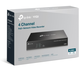 Slika izdelka: TP-LINK VIGI 4-kanalni PoE+ mrežni video snemalnik 24/7