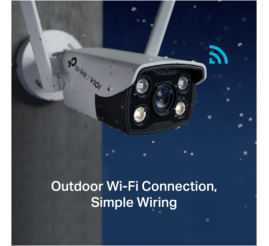 Slika izdelka: TP-LINK VIGI 4MP zunanja Full-Color Wi-Fi Bullet mrežna kamera (do 2560 × 1440 H.265+ 30fps)