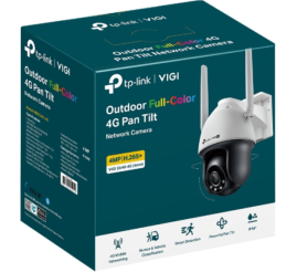 Slika izdelka: TP-LINK VIGI 4MP zunanja Full-Color 4G/LTE Pan Tilt mrežna kamera (do 2560X1440 H.265+ 30fps)