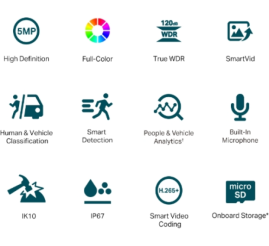 Slika izdelka: TP-LINK VIGI 5MP Full-Color Dome mrežna kamera (do 2880 × 1620 H.265+ 30fps)