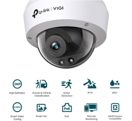 Slika izdelka: TP-LINK VIGI C230I 2,8mm IR dnevna/nočna 3MP LAN PoE zunanja nadzorna kamera