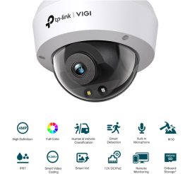 Slika izdelka: TP-LINK VIGI C240 2,8mm IR dnevna/nočna 4MP LAN PoE QHD zunanja nadzorna kamera