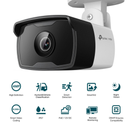 Slika izdelka: TP-LINK VIGI C340I 2,8mm IR dnevna/nočna 4MP LAN QHD zunanja nadzorna kamera