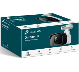 Slika izdelka: TP-LINK VIGI C340I 4mm dnevna/nočna 4MP LAN QHD črno/bela zunanja nadzorna kamera