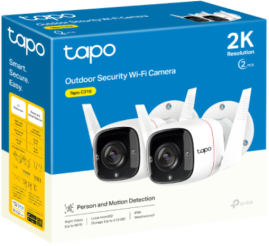 Slika izdelka: TP-link zunanja Wi-Fi varnostna kamera Tapo C310P2 V2 - set 2kom