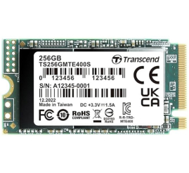 Slika izdelka: TRANSCEND 400S 256GB PCIe 4.0 M.2 2242 (TS256GMTE400S) SSD