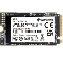 Slika izdelka: TRANSCEND 410S 1TB PCIe 4.0 M.2 2242 (TS1TMTE410S) SSD