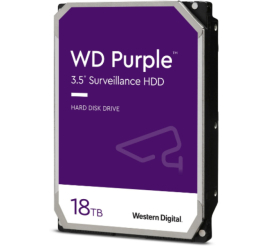 Slika izdelka: Trdi disk 18TB WD WD181PURP - Purple 512MB - primeren za snemalnike 24/7 (WD181PURP)