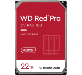 Slika izdelka: Trdi disk 22TB WD WD221KFGX - Red PRO 512MB - primeren za snemalnike 24/7 (WD221KFGX)